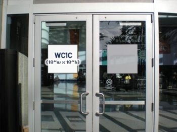 Window Cling WC1C