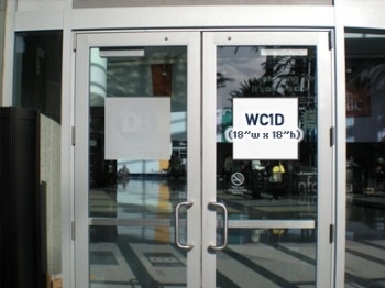 Window Cling WC1D